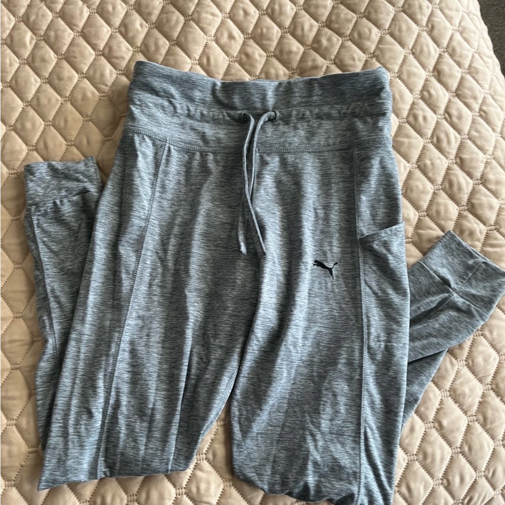Puma athletic pants, gray, S